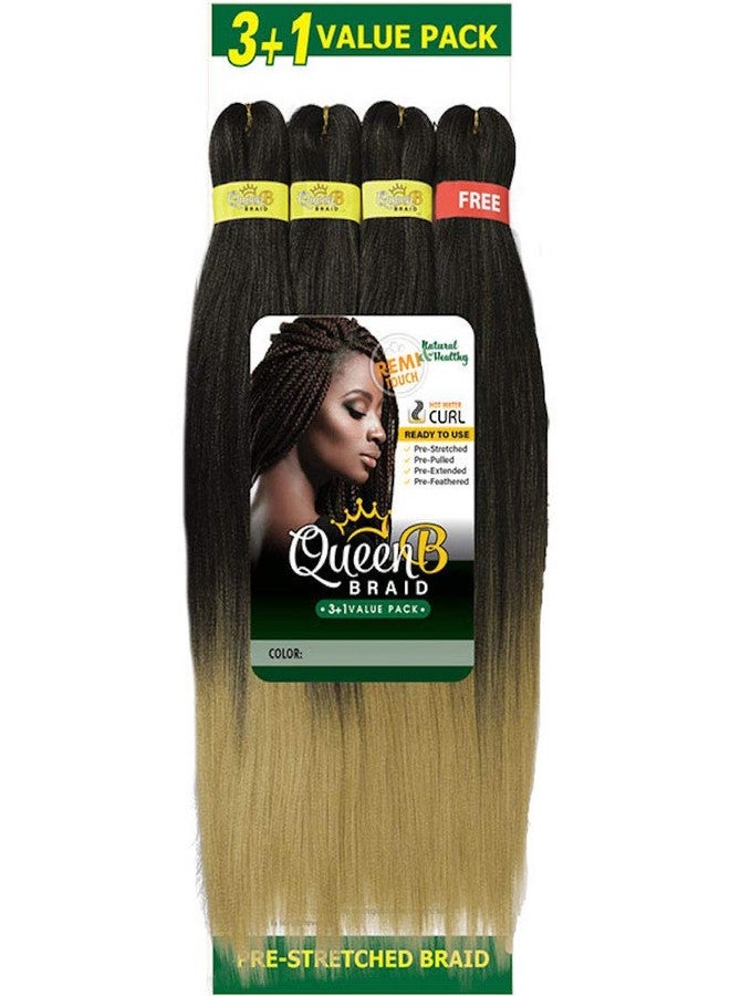 Queen B مجموعة كوين بي 3 + 1 شعر تضفير مجاني 50 بوصة (350) - Image 1